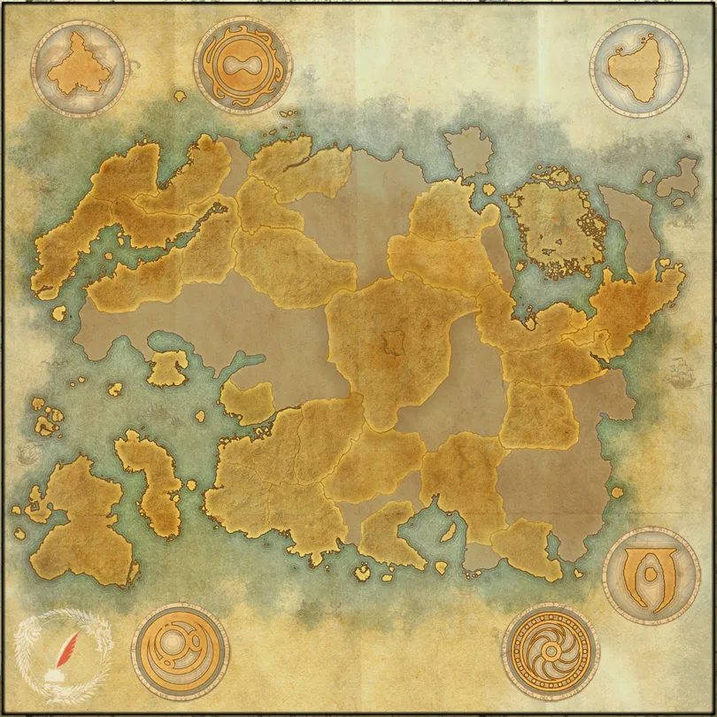 Galen and Y'ffelon Map - The Elder Scrolls Online (ESO)